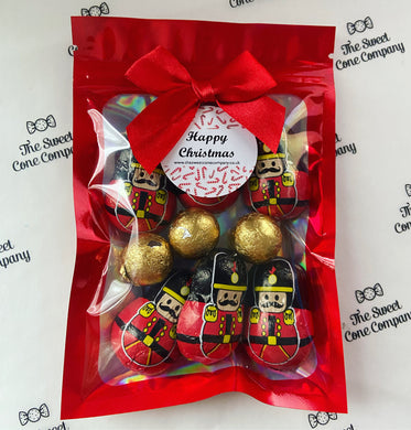 Nutcracker Chocolate Christmas Pouch