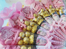 Large Luxury Sweet Cone - Pink and Gold Ferrero Rocher