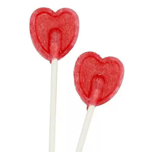 Red Cherry Heart Lollipop - VEGETARIAN & GLUTEN FREE