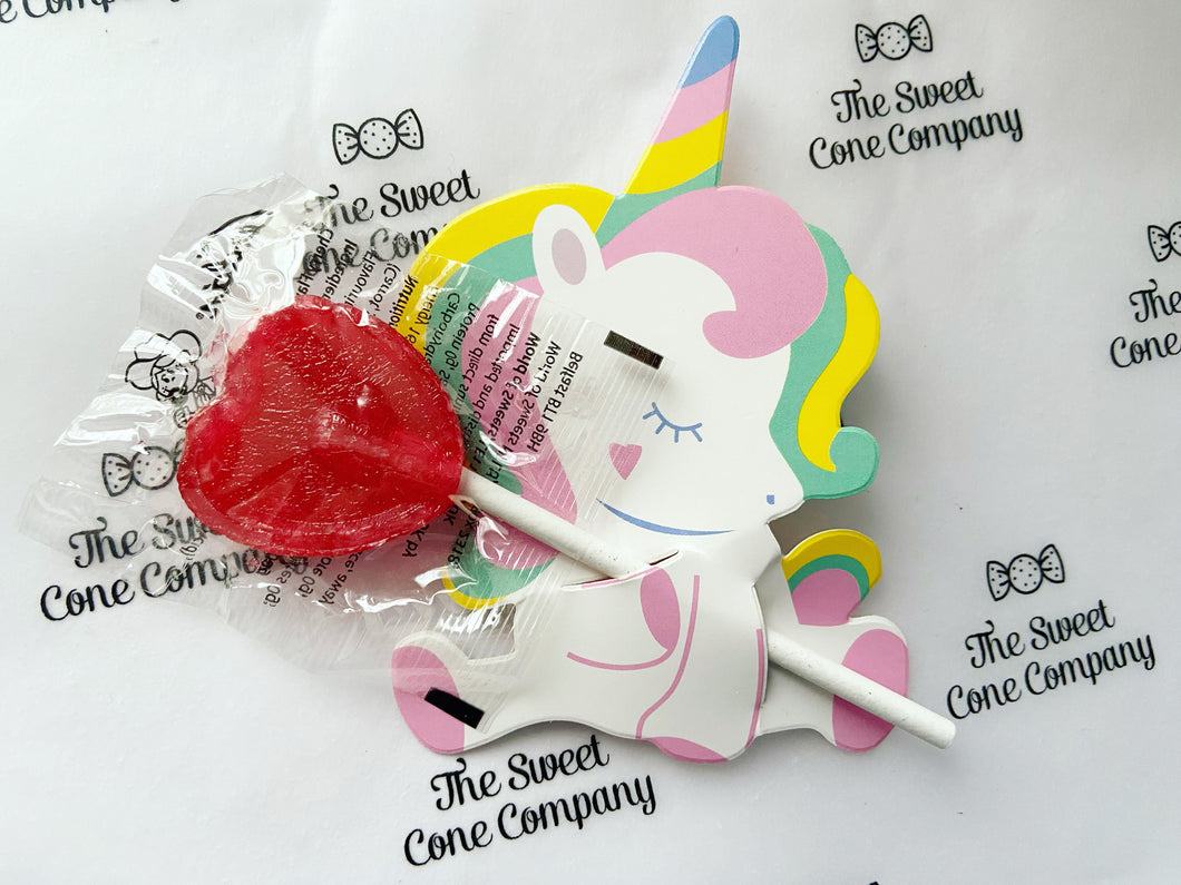 Unicorn Heart Lollipop