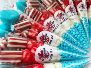 Red, White & Blue - Sweet Cone / Party Bag