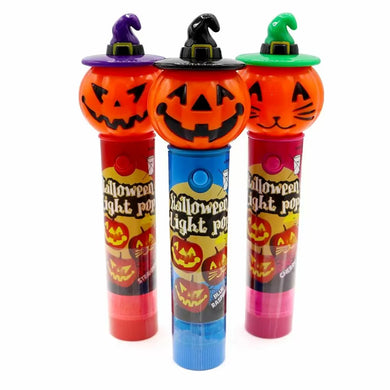 Halloween Light Up Push Pop Lolly - Pumpkin / Cat