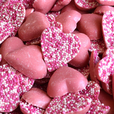 Pink Chocolate Hearts - HALAL