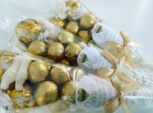 Luxury Lindor Gold White Chocolate Sweet Cone