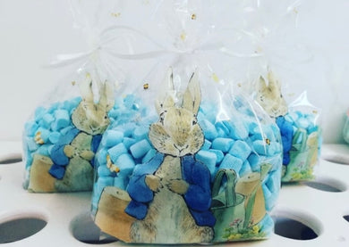 Peter Rabbit Large Marshmallow Bags  - pink, white or blue 150g