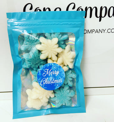 Christmas Snowflake Sweet Pouch - Stocking Fillers