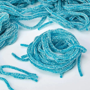 Fizzy Blue Raspberry Laces - VEGAN – The Sweet Cone Company