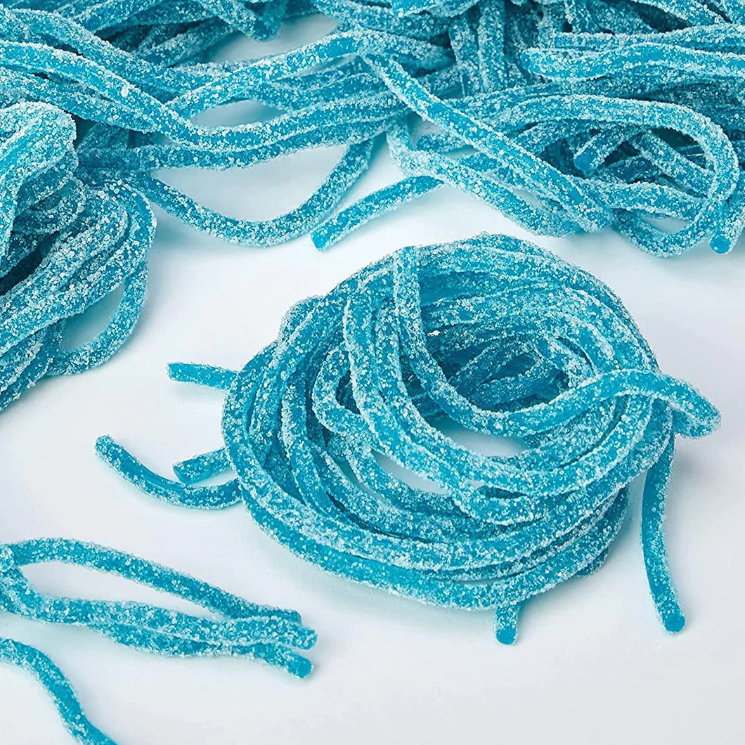 Fizzy Blue Raspberry Laces - VEGAN – The Sweet Cone Company
