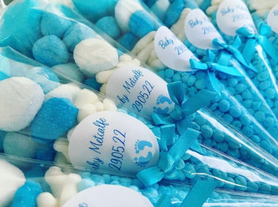 Blue and White Sweet Cone / Party Bag