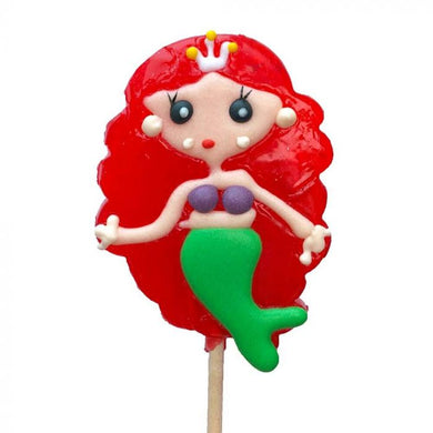 Large Mermaid Fruit Flavoured Candy Lolly - 100g