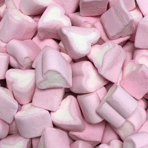 Mini Pink Heart Marshmallows - GLUTEN & DAIRY FREE